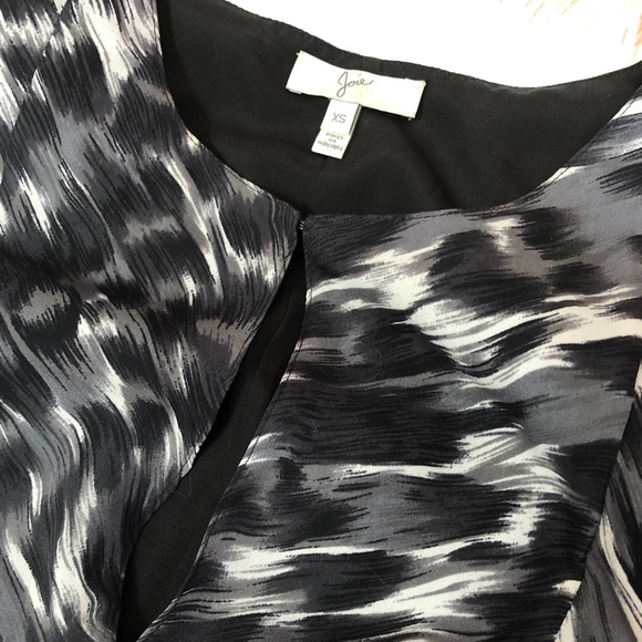 Joie Leopard-print Silk Dress XS - Picture 3 of 8